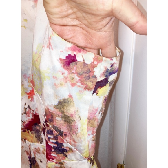 ANTHROPOLOGIE x HUNTER BELL pixelated Floral dress SZ: 10 - Picture 9 of 15